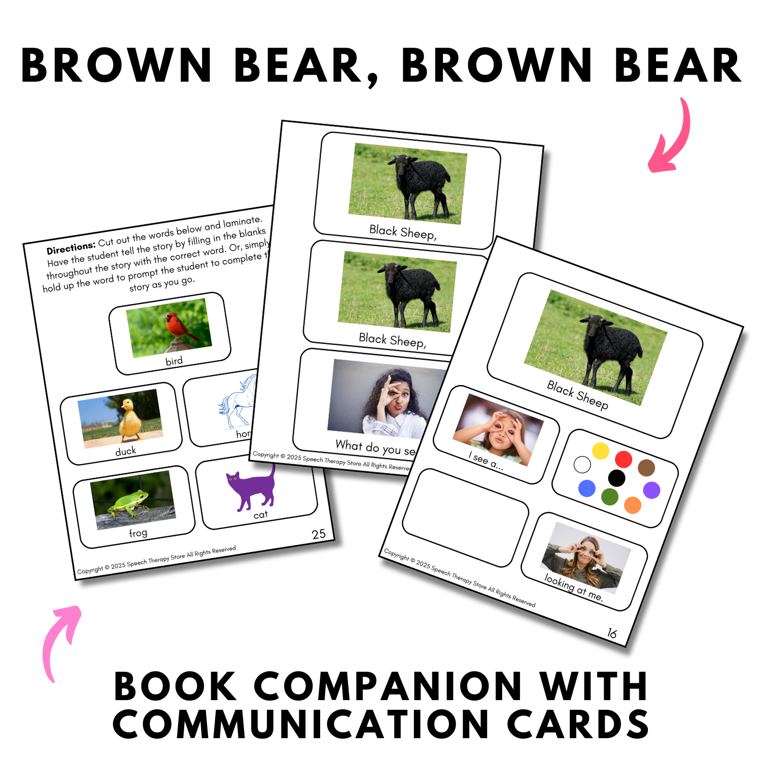 speech therapy brown bear language comparison