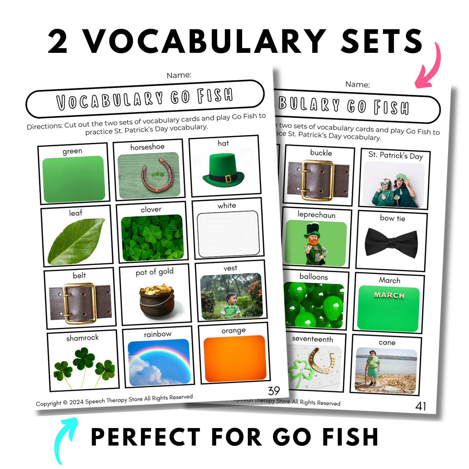 speechtherapySt.Patrick_sDayvocabulary
