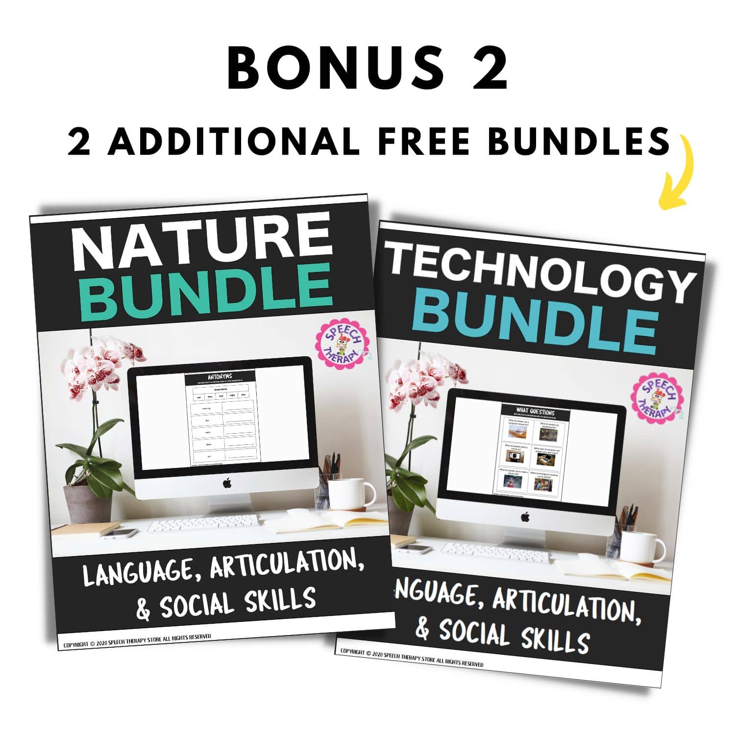 Year-Long Speech Therapy Materials