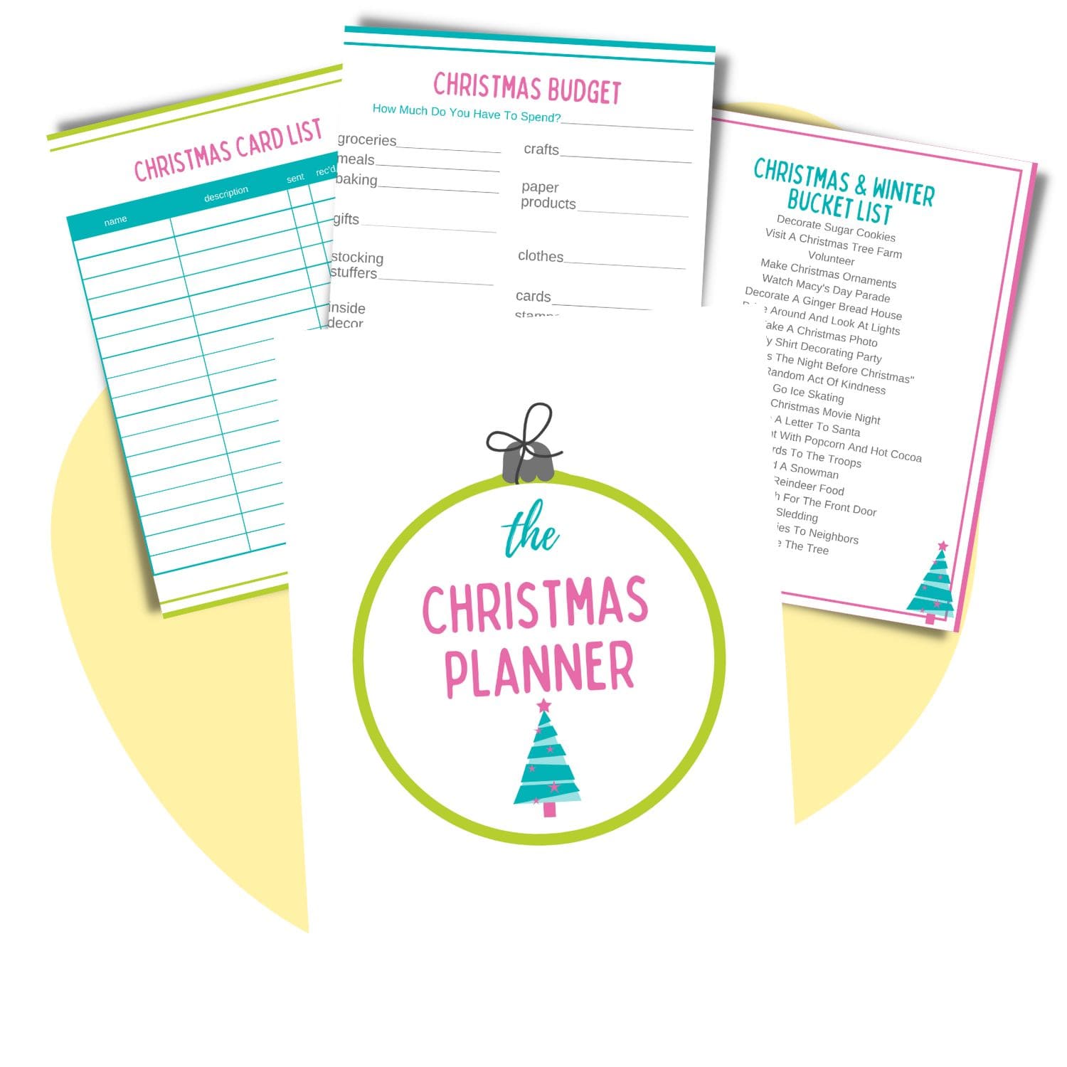christmas planner list