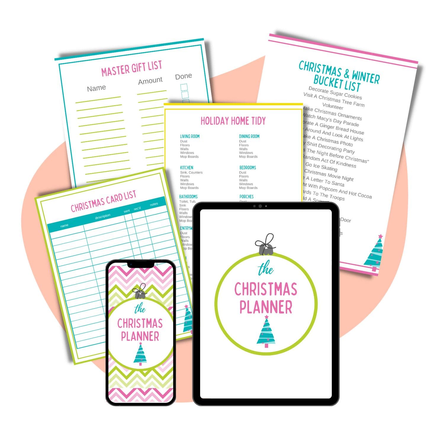 christmas planner organization