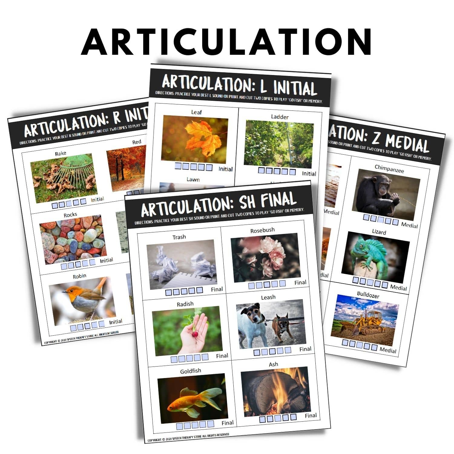 speech therapy fall articulation