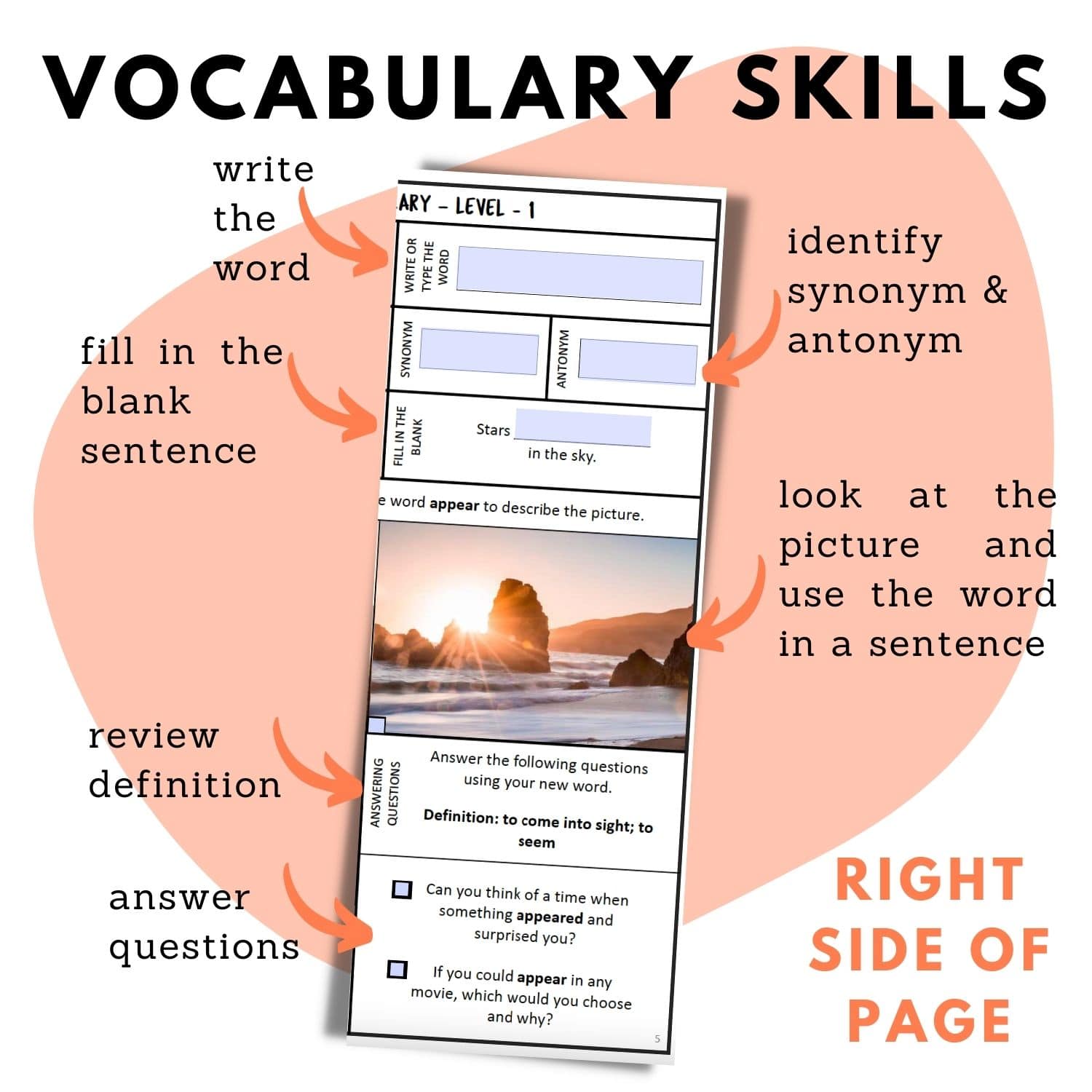 tier 2 vocabulary skills