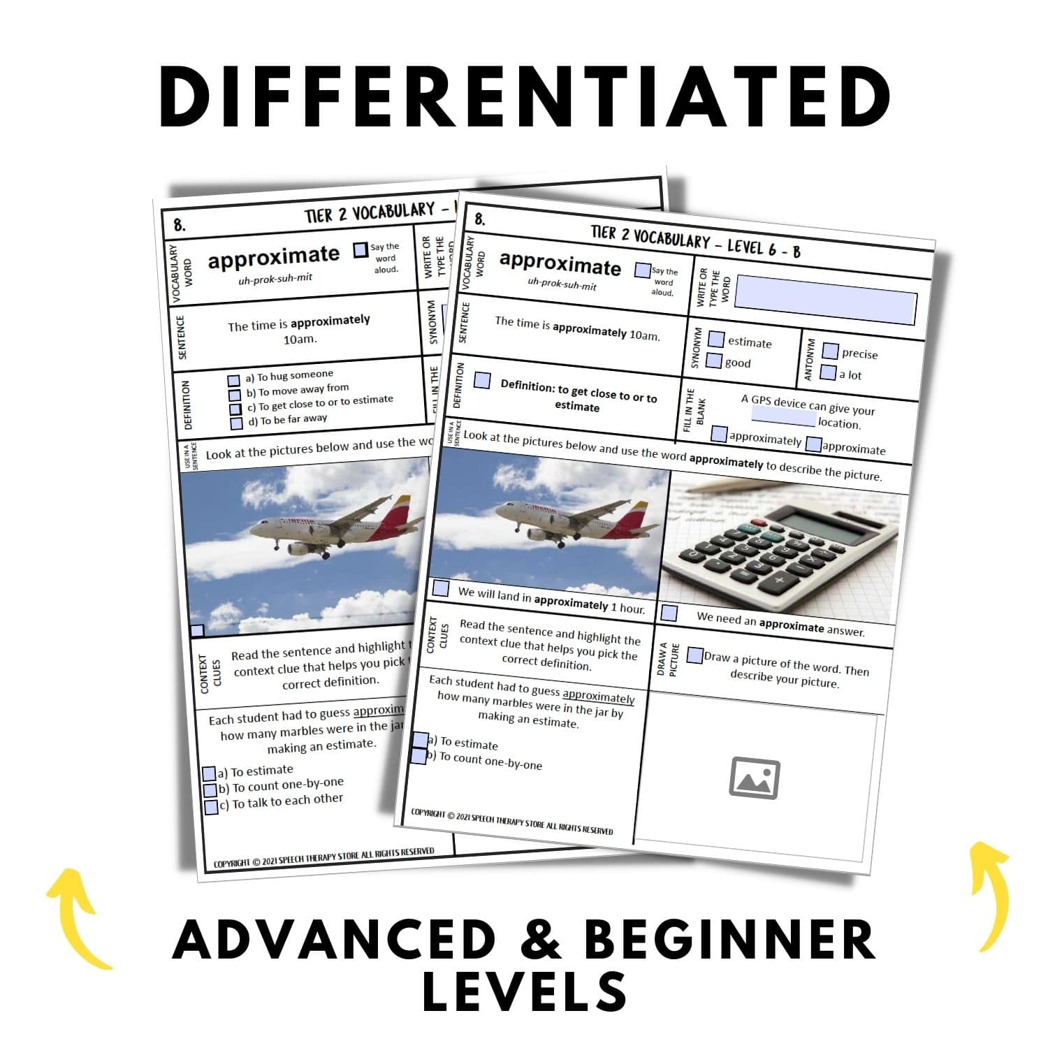 tier 2 vocabulary words differentiated 5th grade