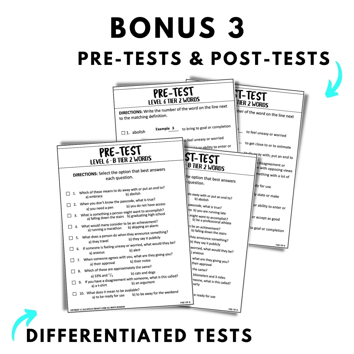 tier 2 words tests 5th grade