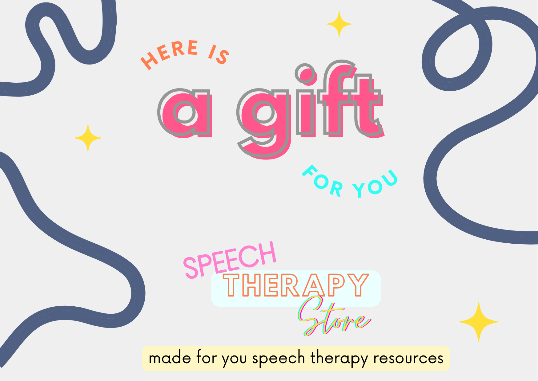 Speech Therapy Store Gift Card