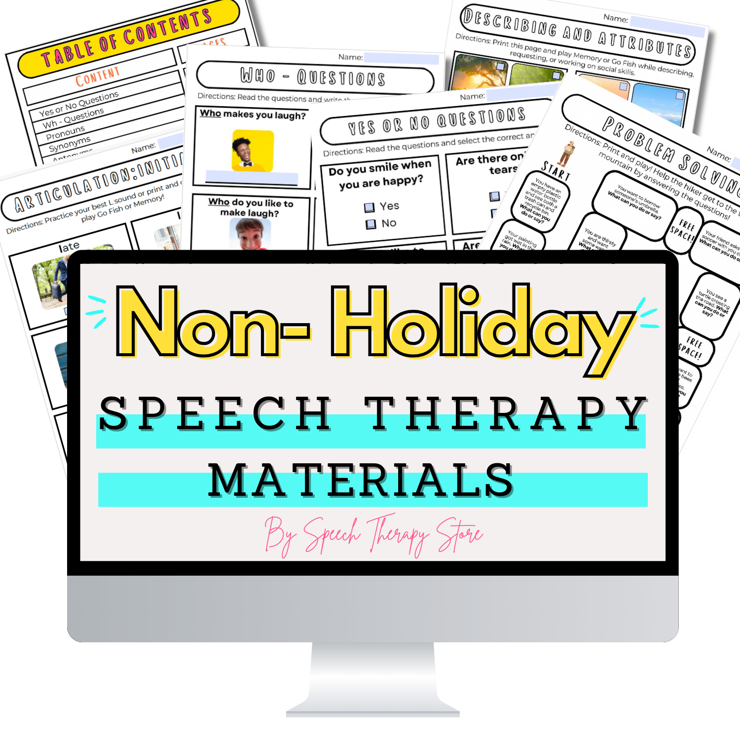 NonHoliday-Speech-Therapy- Bundle