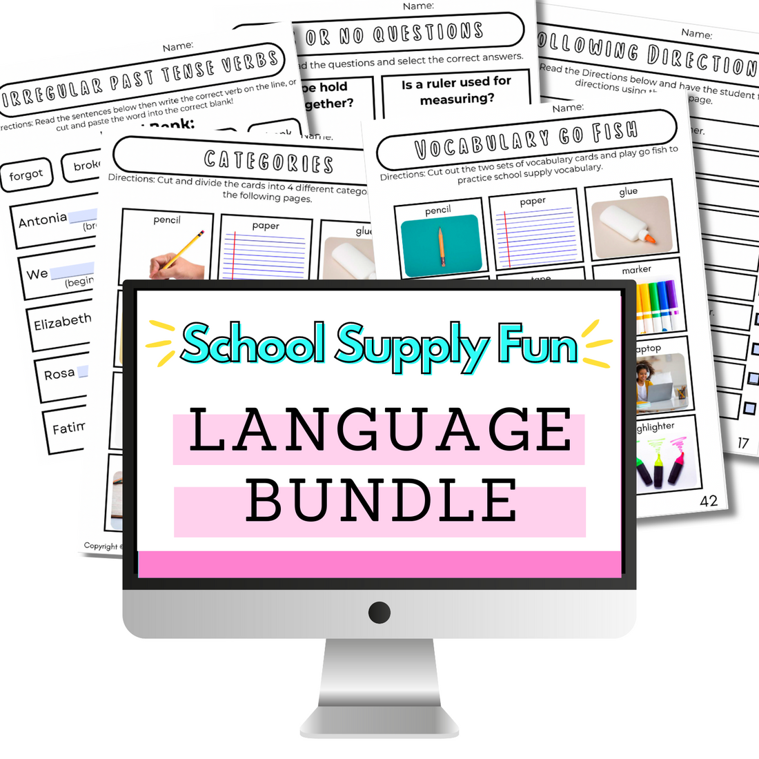 Speech-therapy-school-supply-fun-language-bundle