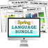 spring language bundle speech therapy