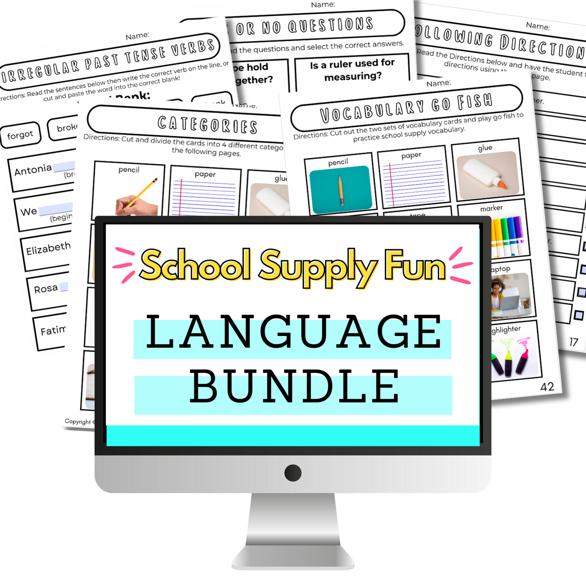 Fun Language Profile School Supply Fun Language Bundle – Speech Therapy Store