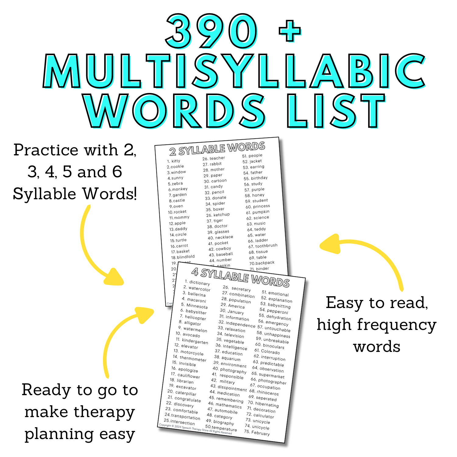 multisyllabic-words-lists-speech-therapy
