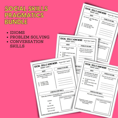 social-skills-summer-homework