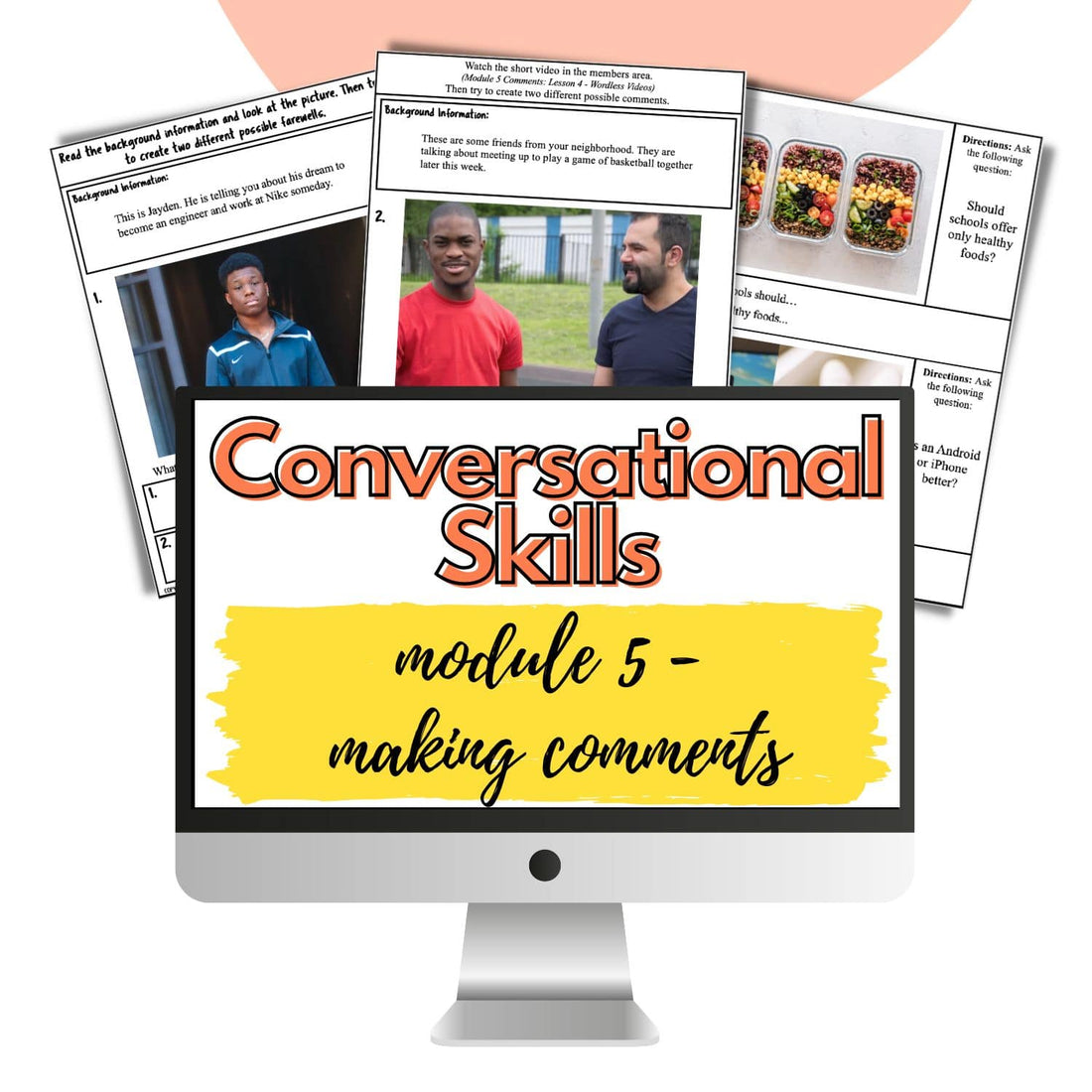 conversational skills curriculum making comments