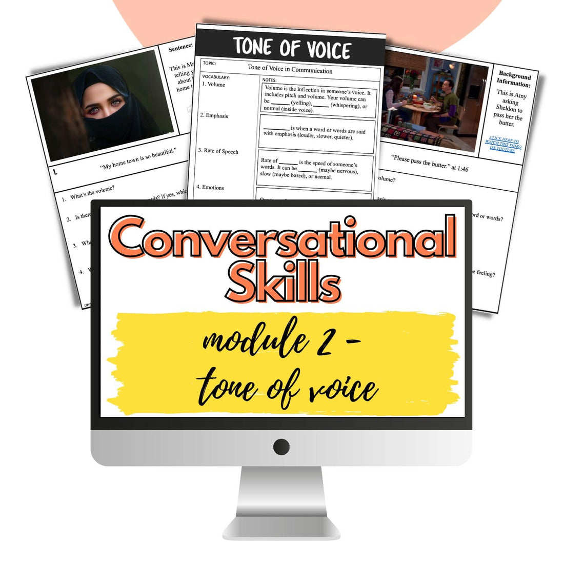 conversational skills curriculum tone of voice