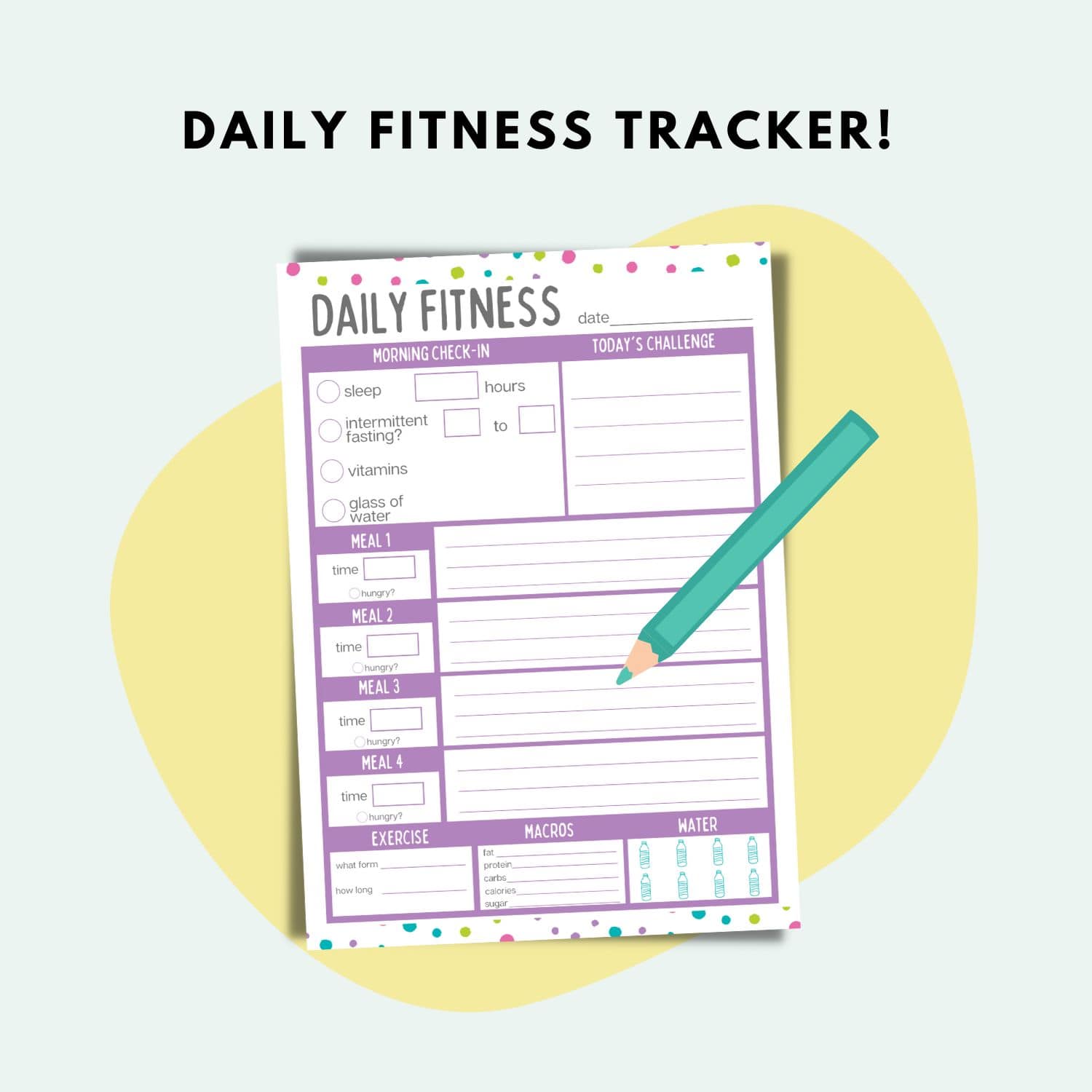 daily fitness tracker