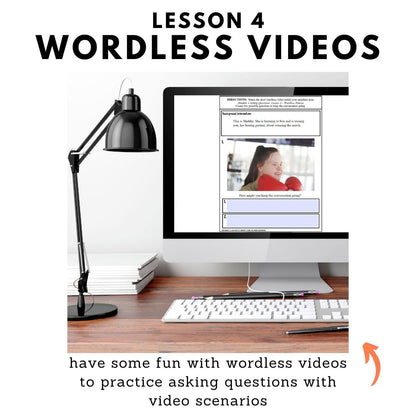 wordless videos asking questions