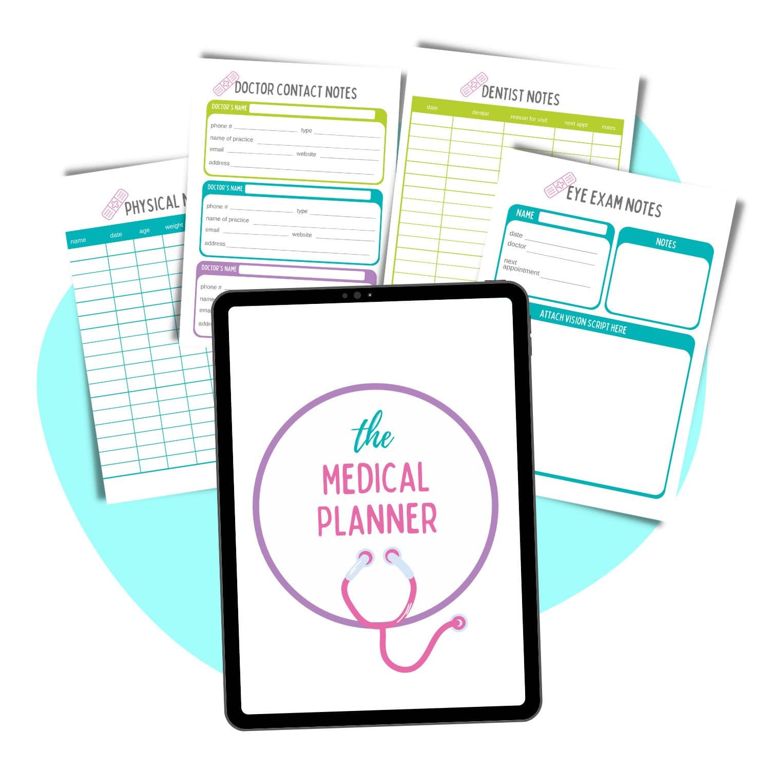 medical planner lists