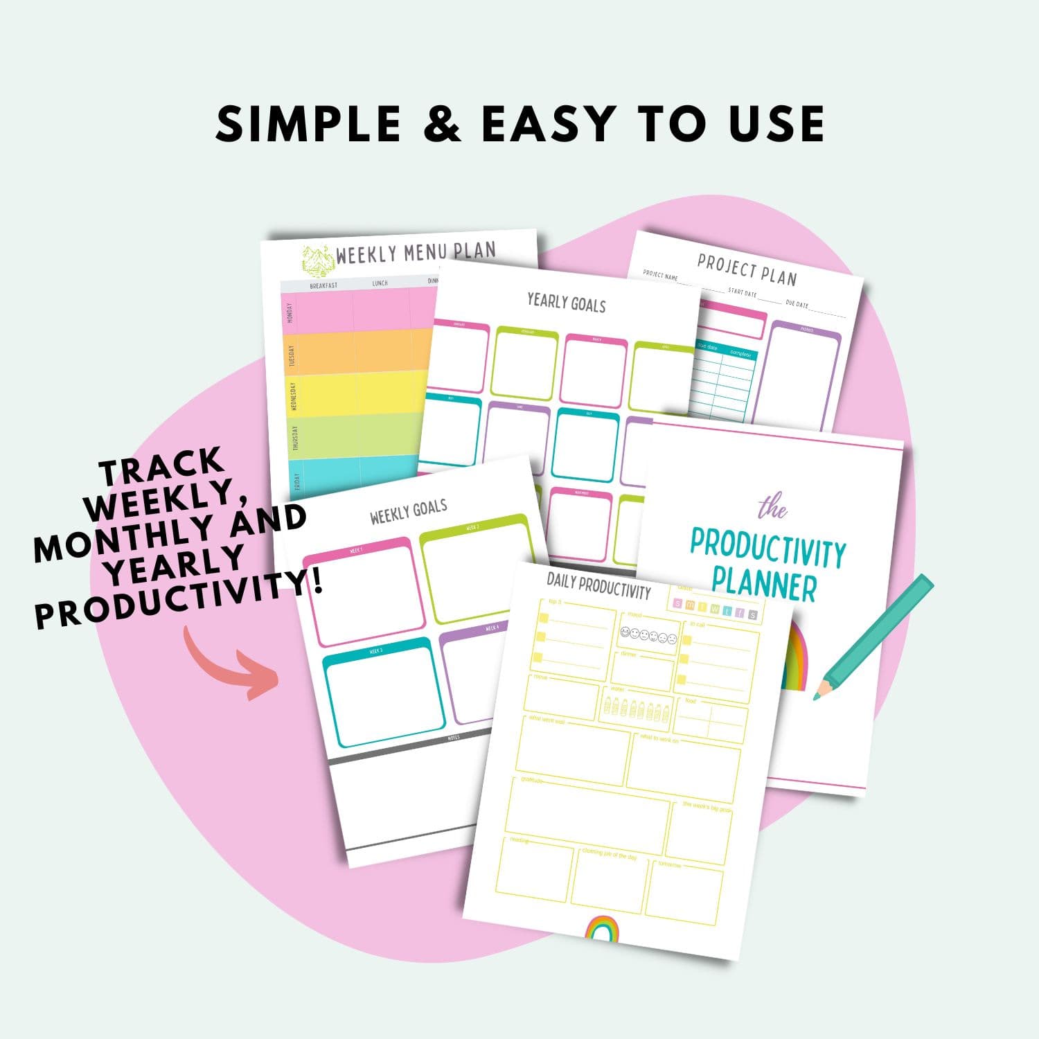 monthly productivity planner