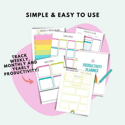 monthly productivity planner