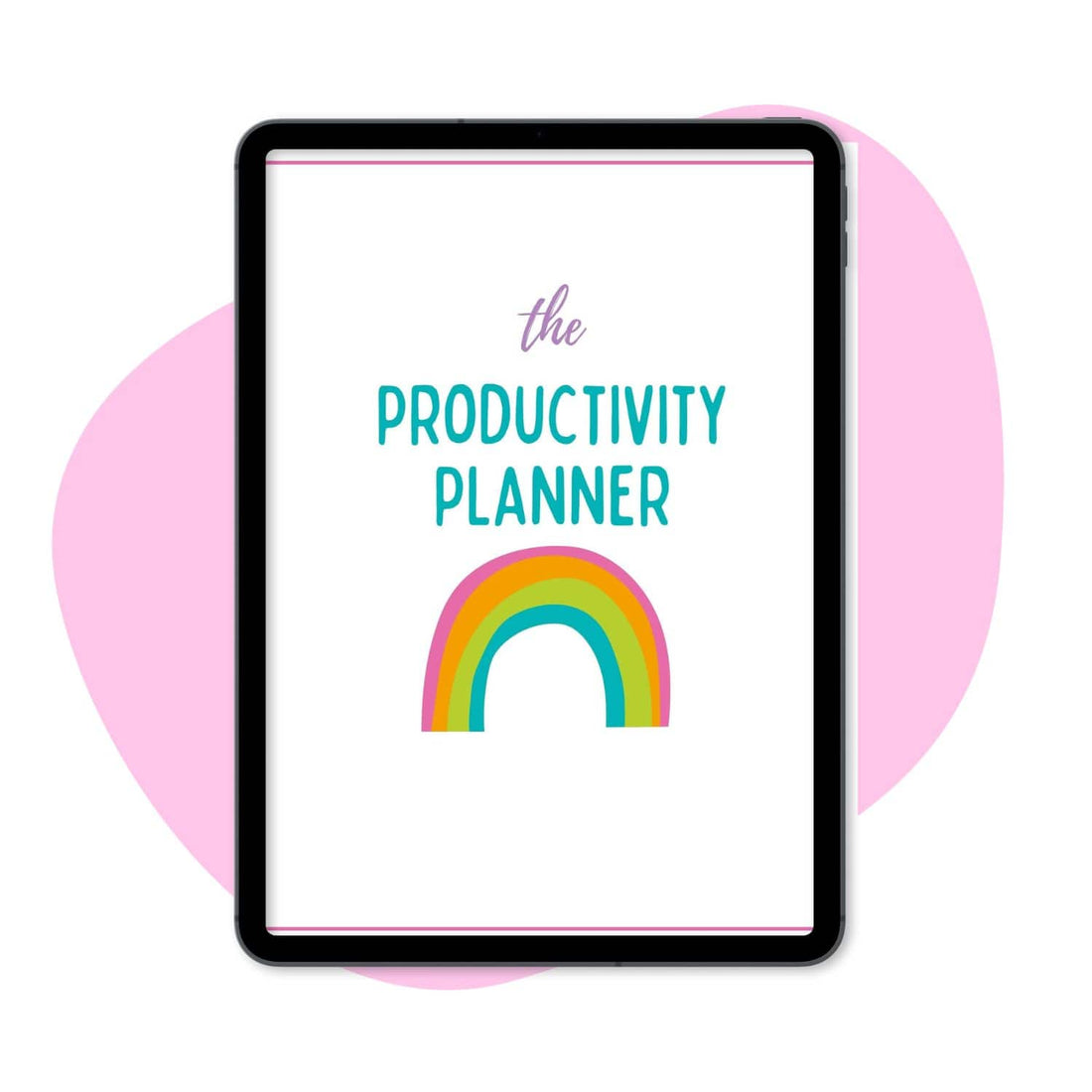 productivity planner cover