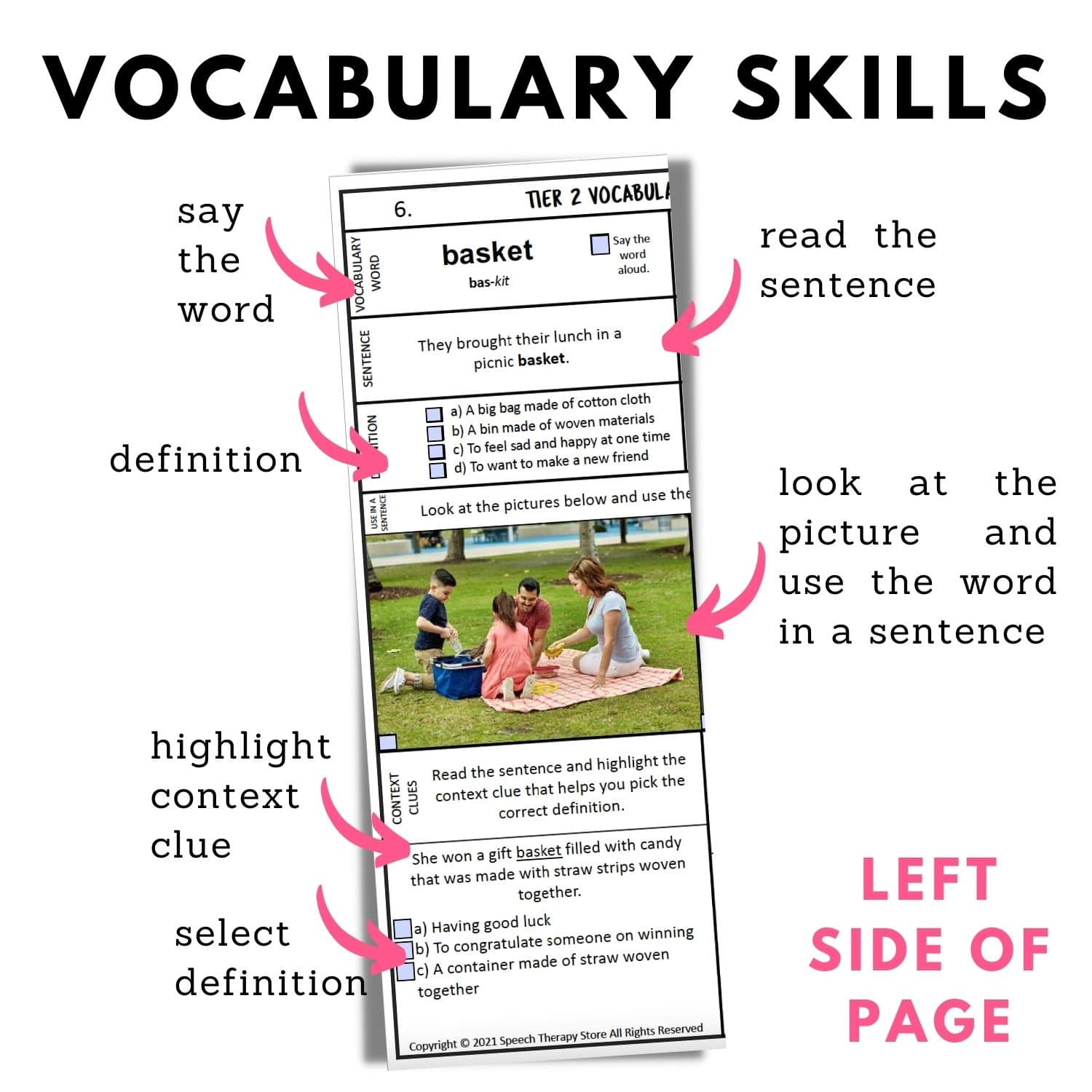 tier 2 vocabulary definitions 1st grade
