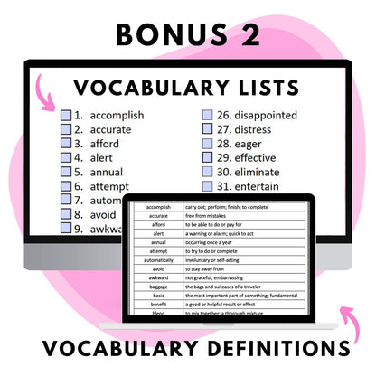 tier 2 vocabulary lists 4th grade