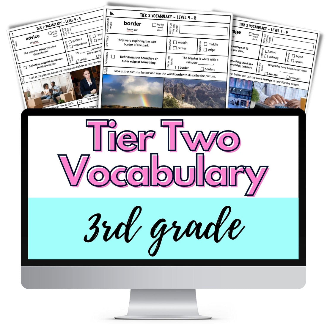 tier 2 vocabulary words speech therapy 3rd grade