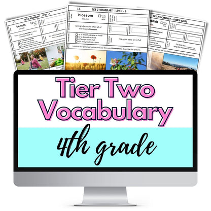 tier 2 vocabulary words speech therapy 4th grade