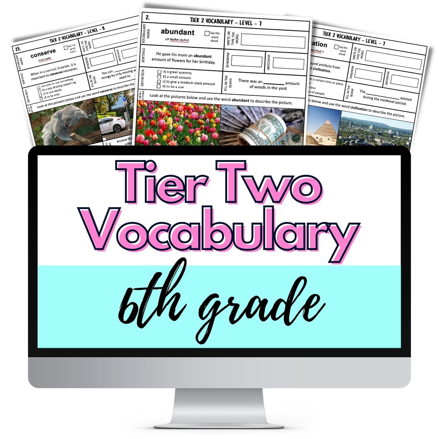 tier 2 vocabulary words speech therapy 6th grade
