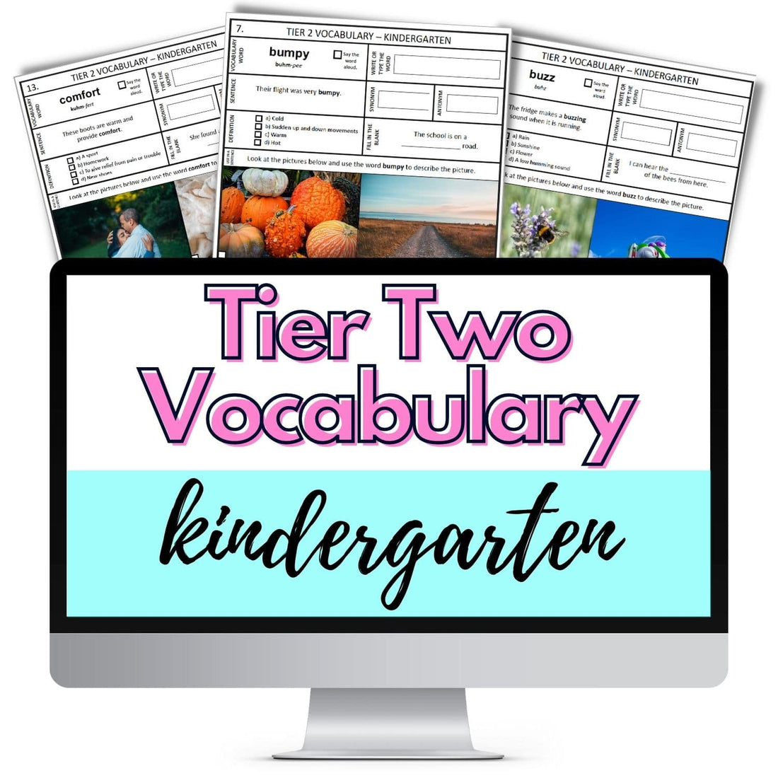 tier 2 vocabulary words speech therapy kindergarten